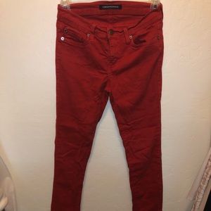 Red Skinny Jeans